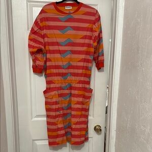 Colorful Striped Women's Dress